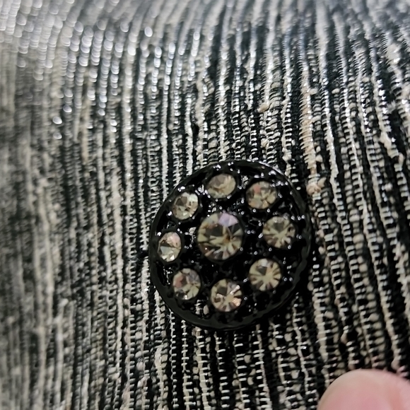 🎉Host Pick🎉🎉Noviello- Bloom 75% Silk jacket sz 10, - Picture 5 of 12